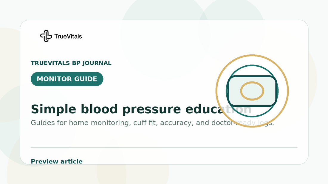 TrueVitals BP Journal preview image for Does Cuff Size Matter? What a Landmark 2023 Trial Found