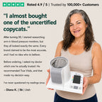 TrueVitals Pro Clinical Arm Blood Pressure Monitor