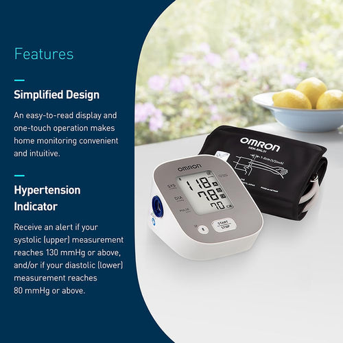OMRON Bronze Blood Pressure Monitor for Home Use & Upper Arm Blood Pressure Cuff - #1 Doctor & Pharmacist Recommended Brand - Clinically Validated - Connect App